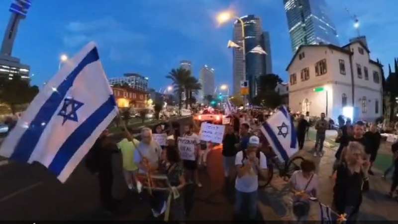 مظاهرات فى تل أبيب 