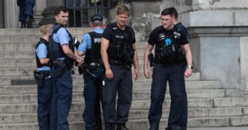 الشرطة الالمانية علي الحدود مع التشيك