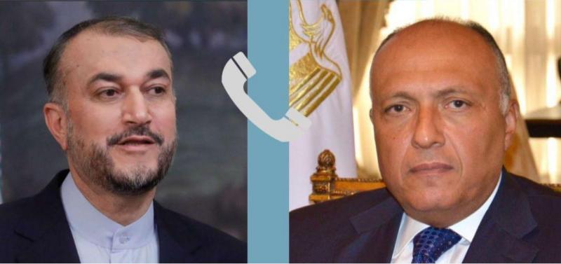وزيرا خارجية مصر وإيران يبحثان الأوضاع المأساوية في غزة