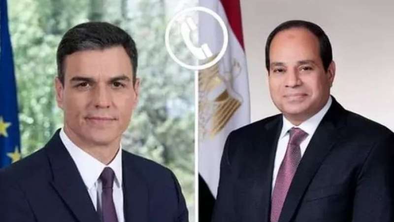 الرئيس السيسي يتلقى اتصالا من رئيس وزراء إسبانيا 